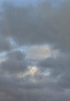 gray clouds in the sky
