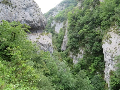 The precious image of high mountain landscape in Spain