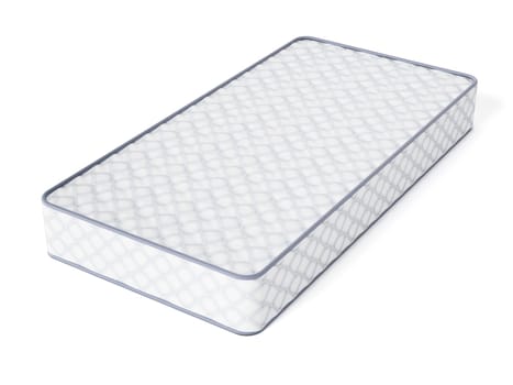 Mattress isolated on white background. 3D illustration.