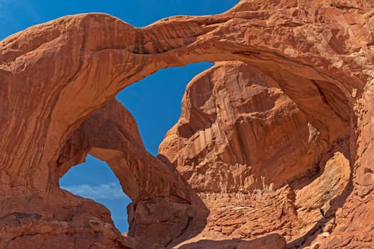 Massive Arches in the Desert in Arches National Park in Utah