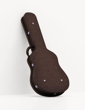 Guitar case isolated on white background. 3D illustration.