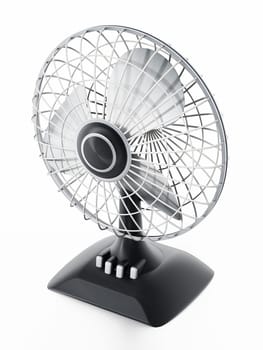 Ventilator isolated on white background. 3D illustration.