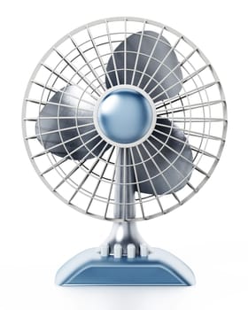 Ventilator isolated on white background. 3D illustration.