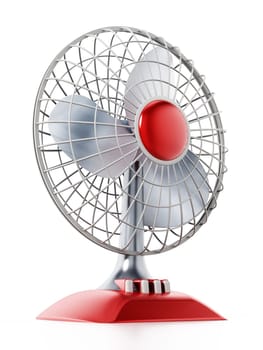 Ventilator isolated on white background. 3D illustration.