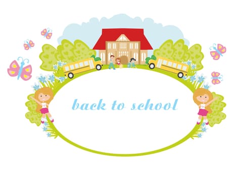 back to school frame