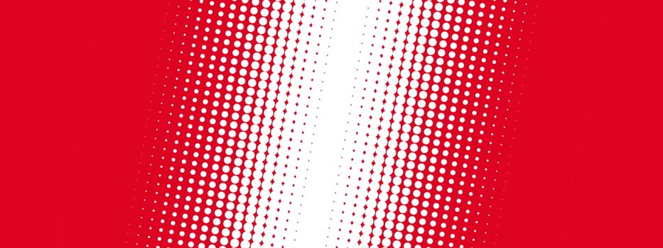 Red and white dotted background texture for presentation