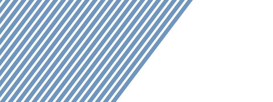 Striped background banner with blue white color