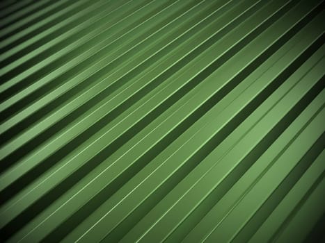 Red metal sheet horizontal background. 3D illustration.