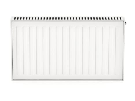 Radiator isolated on white background. 3D illustration.