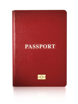 Passport isolated on white background. 3D illustration.