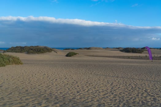 Interlocking patterns in sand - sand dunes, Maspalomas, Cran Canaria