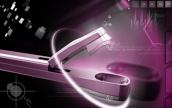 Digital illustration of Tischler Tip up colour background