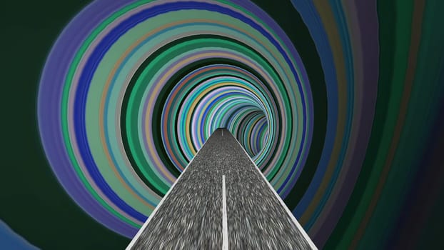Driving to the world of illusion