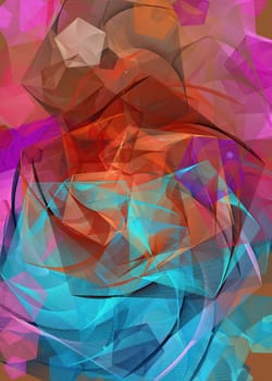 Polygonal geometric pattern triangles background
