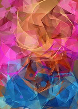 Polygonal geometric pattern triangles background