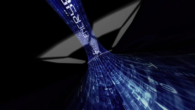 Driving through the encrypted data tunnel,Driving through the encrypted data tunnel