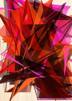 Polygonal geometric pattern triangles background