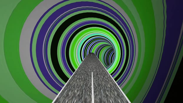 Driving to the world of illusion