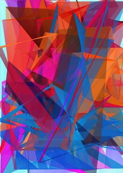 Polygonal geometric pattern triangles background