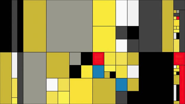 Colorful rectangles mondrian style art illustration,Colorful rectangles mondrian style art illustration