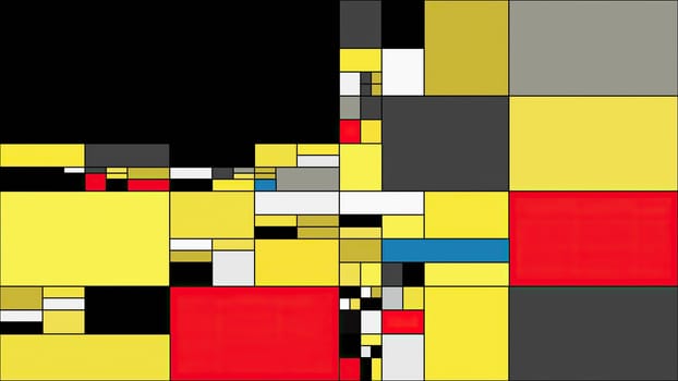 Colorful rectangles mondrian style art illustration,Colorful rectangles mondrian style art illustration