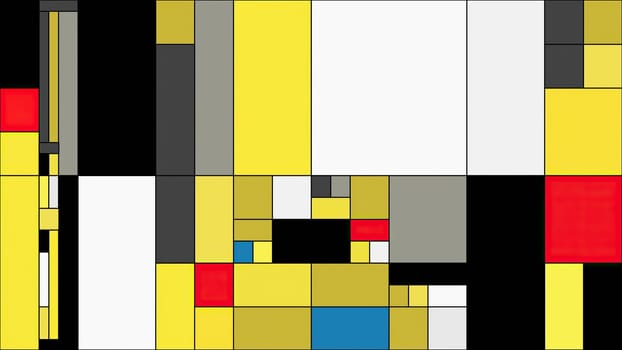 Colorful rectangles mondrian style art illustration,Colorful rectangles mondrian style art illustration