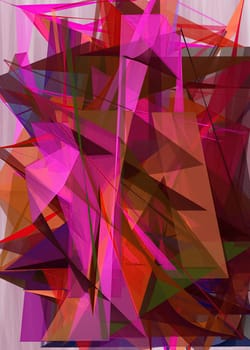 Polygonal geometric pattern triangles background