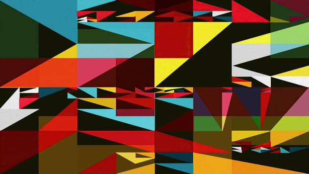Polygonal geometric pattern triangles background