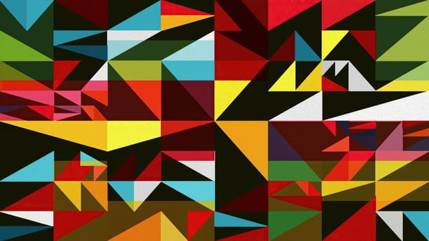 Polygonal geometric pattern triangles background