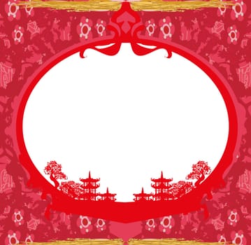 Asian Landscape card