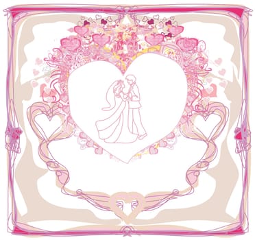 Wedding dancers - invitation card