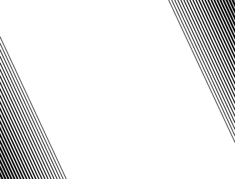 White and black striped background texture with gradient diagonal frame