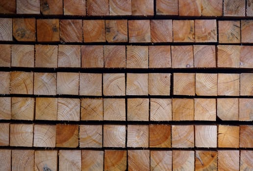 Construction wood - Background with wooden boards