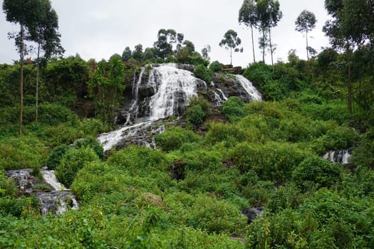 Spectacular view onto one of the Sipi Falls, eastern Uganda