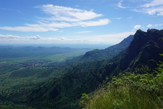 Amazing view from Usambara Mountains, northern Tanzania, 2021