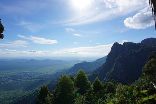 Stunning view onto the lush vegetation of the Usambara Mountains near Lushoto, Tanzania 2021
