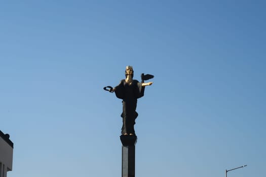 The Statue of Sveta Sofia on St. Nedelya Square in Sofia, Bulgaria 2021