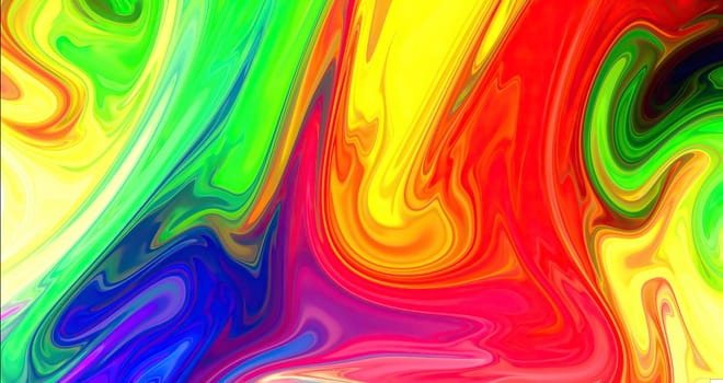 Colorful paint mix with gradient vivid colors ,Colorful paint mix with gradient vivid colors