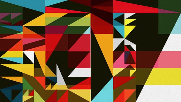 Polygonal geometric pattern triangles background