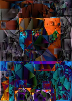 Polygonal geometric pattern triangles background