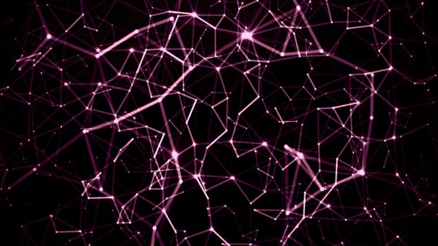 Abstract Plexus Technology Science And Engineering 3d illustration