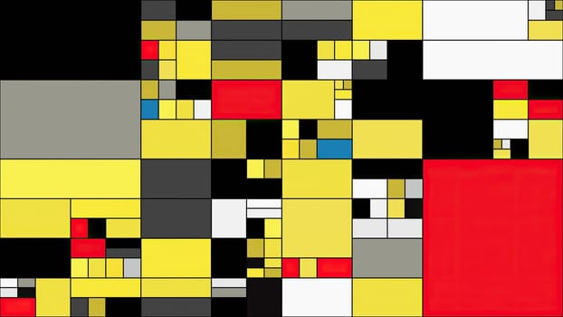 Colorful rectangles mondrian style art illustration,Colorful rectangles mondrian style art illustration