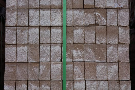 pile of bricks texture stone stack pattern gray background