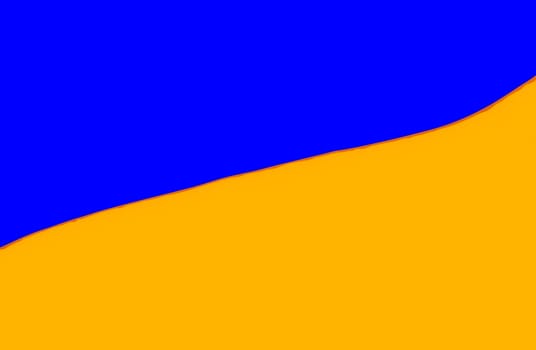 Illustration of the National Flag of Ukraine. The Flag of Ukraine consists of equally sized horizontal bands of blue and yellow