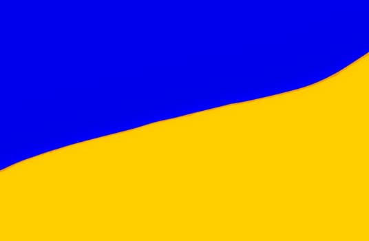 Illustration of the National Flag of Ukraine. The Flag of Ukraine consists of equally sized horizontal bands of blue and yellow