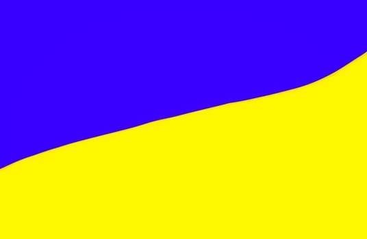 Illustration of the National Flag of Ukraine. The Flag of Ukraine consists of equally sized horizontal bands of blue and yellow