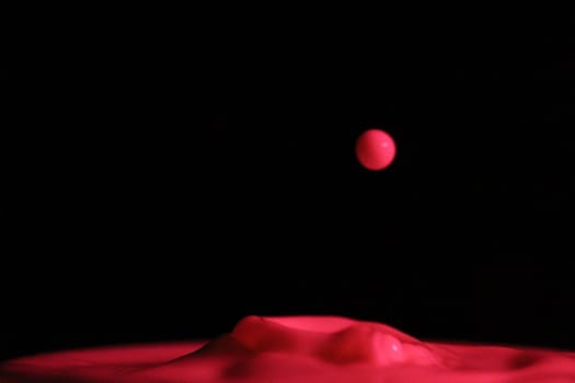 Color Liquid Droplets splashing fluids incredible beautiful abstract Oddities