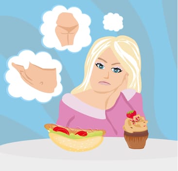 girl on a diet