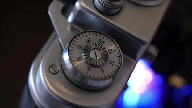 Close Up Of Vintage 35mm Film Camera