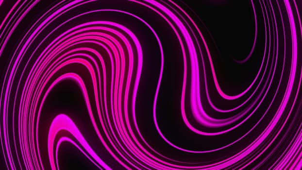 Twisted stripes. Computer generated 3d render
